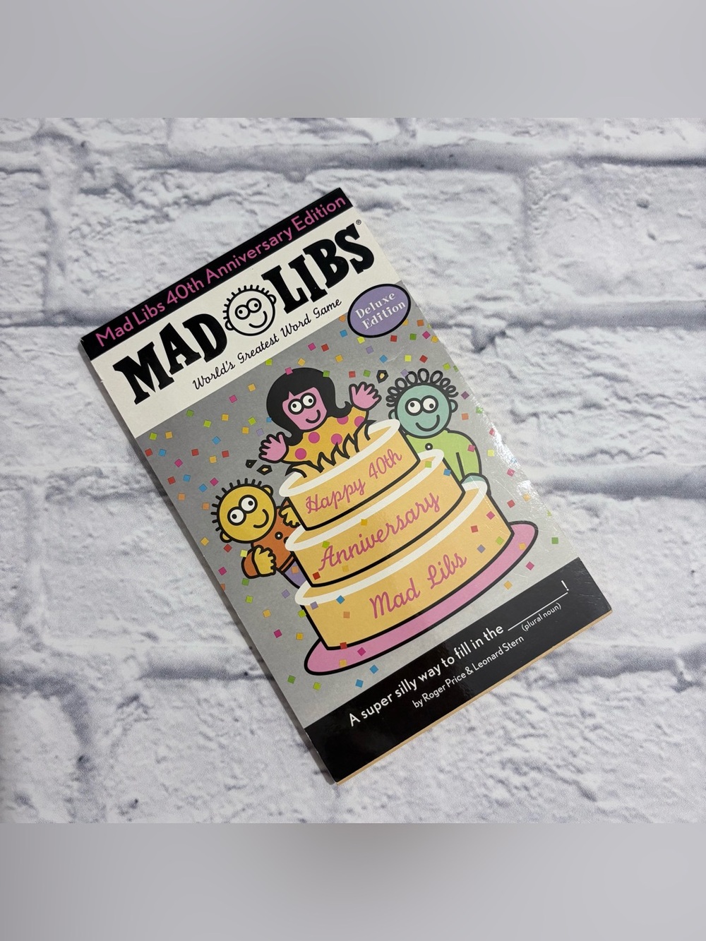 Deadstock Vintage 2001 MadLibs 40th Anniversary Edition word game